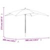 vidaXL Garden Parasol Azure blue
