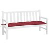vidaXL Garden Bench Cushion Wine red Oxford fabric (100% polyester)