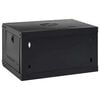 vidaXL Network Cabinet with Storage Black 53 x 45 x 30 cm Steel