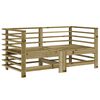 vidaXL Garden Lounge Set Natural Wood Treated Pine Wood Large