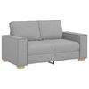 vidaXL Sofa 3 pcs Cloud Grey Linen-blend Fabric