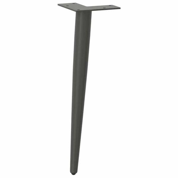 vidaXL Coffee Table Leg Anthracite Powder-coated steel 16.5