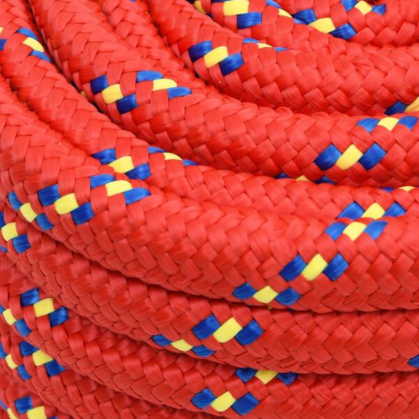 vidaXL Boat Rope Red 0.79 " 82.0 ' Polypropylene
