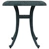 vidaXL Garden Table Green Cast Aluminum Medium Durable Garden Table
