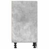 vidaXL Bottom Cabinet Concrete Grey Engineered Wood Standard
