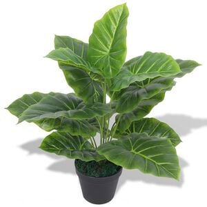 vidaXL Artificial Plant Green Plastic, Iron Wire Medium