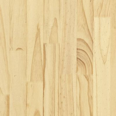 vidaXL High Cabinet 15.7"x11.8"x82.7" Solid Pine Wood