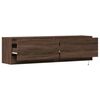 vidaXL TV Wall Cabinet Brown Oak Engineered Wood
