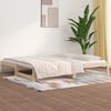 vidaXL Day Bed Natural pine Solid pine wood Double Expandable Day Bed