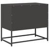 vidaXL TV Cabinet Black Cold-rolled steel Medium TV Cabinet
