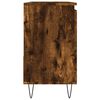vidaXL Bathroom Cabinet Smoked Oak Engineered Wood Medium