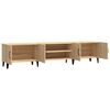 vidaXL TV Cabinet Sonoma oak Engineered wood, metal One Size TV Cabinet