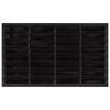 vidaXL Door Mat Black Rubber and Coir 18 x 30 in Rollable Door Mat