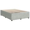 vidaXL Bed Frame Light Grey