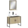 vidaXL Bathroom Cabinet Set Sonoma Oak Engineered Wood