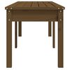 vidaXL Garden Bench Honey brown Solid pine Standard Garden Bench