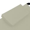 vidaXL Patio Bed Cream 200 x 35.4 " Steel