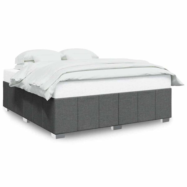 vidaXL Bed Frame Dark Grey