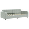 vidaXL Daybed With Trundle Light grey
