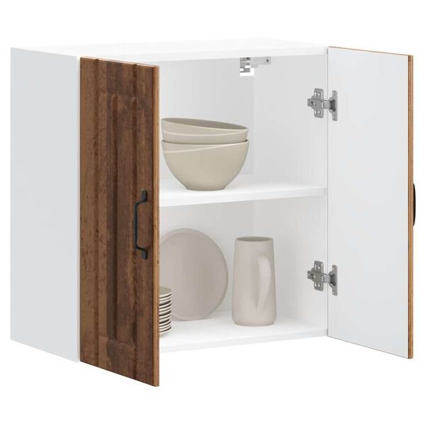 vidaXL Kitchen Wall Cabinet Old wood Engineered wood 23.6 x 12.2 x 23.6 in