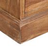 vidaXL Bedside Cabinet Brown Solid Teak 15.7x11.8x19.7 in