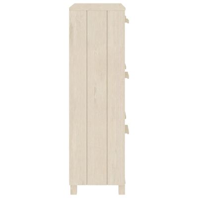 vidaXL Shoe Cabinet Honey Brown 23.4"x13.8"x46.1" Solid Wood Pine