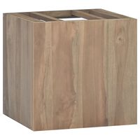 vidaXL Wall-mounted Bathroom Cabinet 18.1"x10"x15.7" Solid Wood Teak