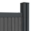 vidaXL Fence Panel WPC Grey 70.9x73.2"