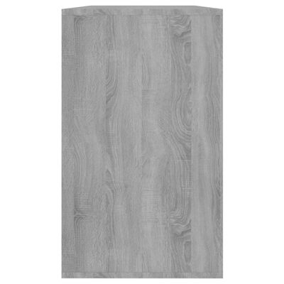 vidaXL Sideboard Gray Sonoma 47.2"x16.1"x29.5" Engineered Wood