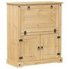 vidaXL Wine Cabinet "Corona" 38.2x17.7x44.9" Solid Wood Pine