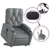 vidaXL Stand Up Massage Recliner Chair Gray