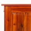vidaXL Storage Chest Brown Solid acacia wood, engineered wood Large