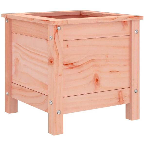 vidaXL Garden Planter Natural wood Solid Douglas wood Medium