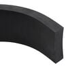 vidaXL Rubber Edge for Snow Plow Black Styrene-butadiene rubber