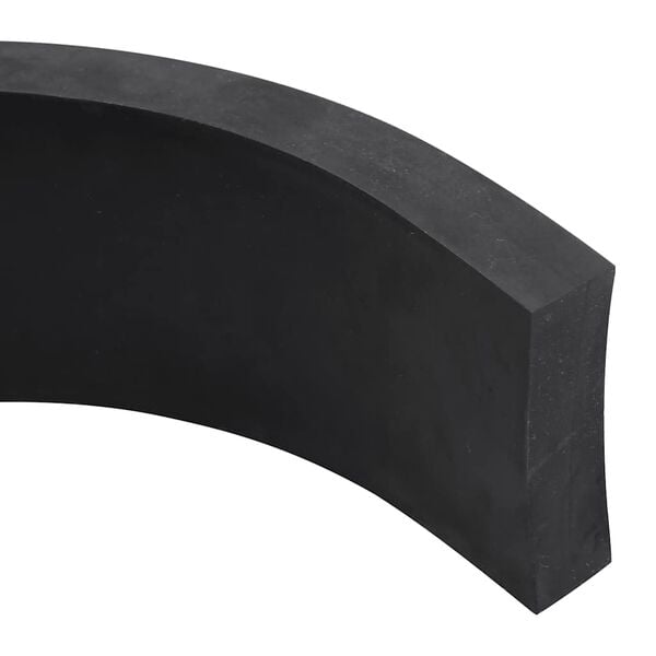 vidaXL Rubber Edge for Snow Plow Black Styrene-butadiene rubber