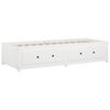 vidaXL Day Bed White Solid pine wood and plywood Twin