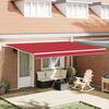 vidaXL Awning Replacement Fabric Red 177.17" x 118.11" Canvas