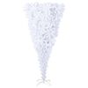 vidaXL Artificial Christmas Tree White 70.87 in PVC and Steel