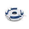 Bestway Floating Island Blue and White PVC Large Cup Holders