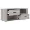 vidaXL TV Cabinet Grey Sonoma Engineered wood Medium TV Cabinet