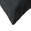 vidaXL Sofa Cushion Set of 4 Black Polyester Medium
