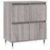 vidaXL Sideboard Gray Sonoma Engineered wood Medium Sideboard