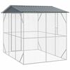 vidaXL Bird Cage Anthracite 89.37 x 122.05 x 97.24 in Galvanised Steel