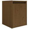 vidaXL TV Cabinet Set of 3 Honey brown Solid pinewood Medium