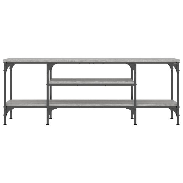 vidaXL TV Cabinet Grey Sonoma Engineered wood, Iron Large TV Cabinet