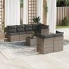 vidaXL Garden Sofa Set Grey