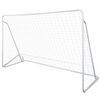 vidaXL Soccer Goal Post Net Set Steel 94.5"x35.4"x59.1"