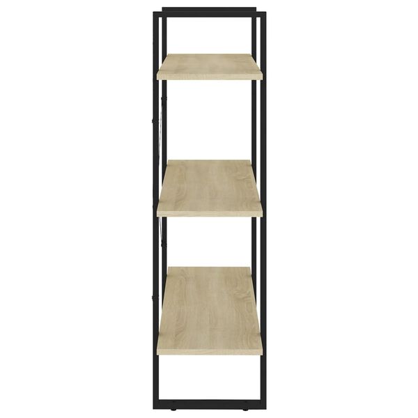 vidaXL Book Cabinet Sonoma Oak Engineered wood Medium Book Cabinet