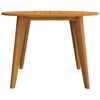 vidaXL Garden Table Brown Solid Acacia Wood Medium Durable