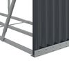 vidaXL Log Holder Anthracite 70.9"x17.7"x39.4" Galvanized Steel